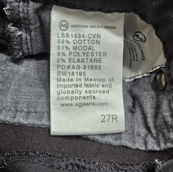 🤩Host Pick❤️AG Adriano Goldschmied The Prima Mid-Rise Jeans Women's Sz 27R - Picture 10 of 12